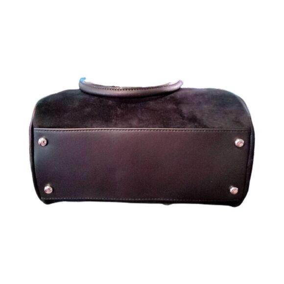 NWT~JUICY COUTURE All that Glitters Rhinestone Embellished Satchel Bag Liquorice - Picture 4 of 5